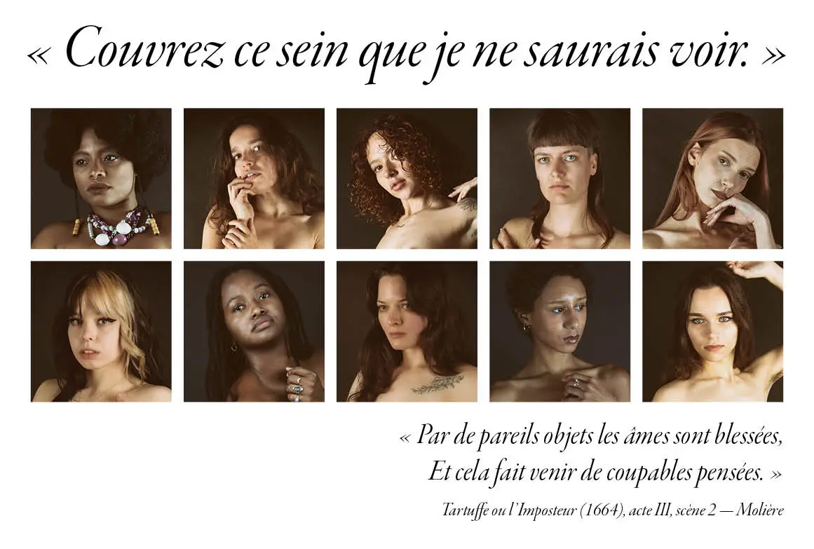 Couvrez ce sein, série photographique engagée de Frédérick Guerri pour Octobre Rose